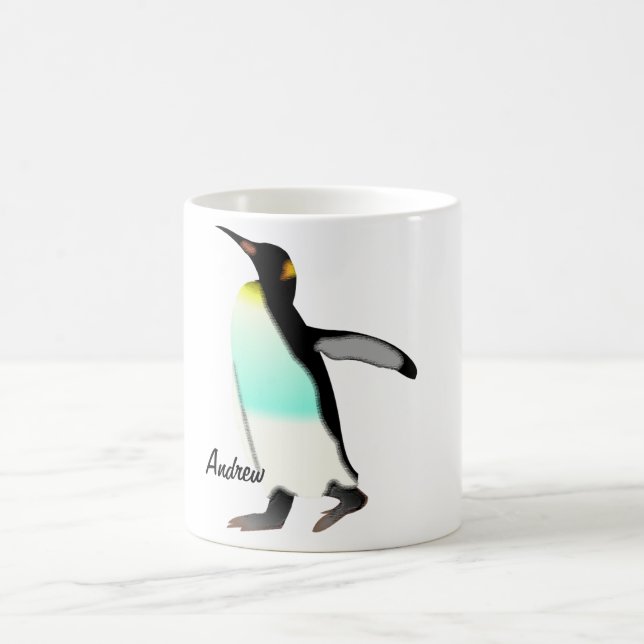 Niedlich Fun Proud Kaiser Pinguin Personalisiert Kaffeetasse (Mittel)