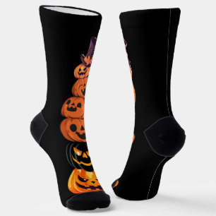 Niedlich Fun Pumpkin Hexenkessel Halloween-Party Socken