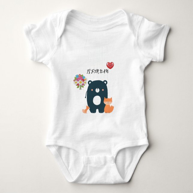 Niedlich Funny Baby Jersey Bodysuit | Baby Strampler (Vorderseite)