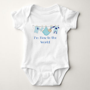 Niedlich Funny Baby Jersey Bodysuit W/ Sprichwort Strampler