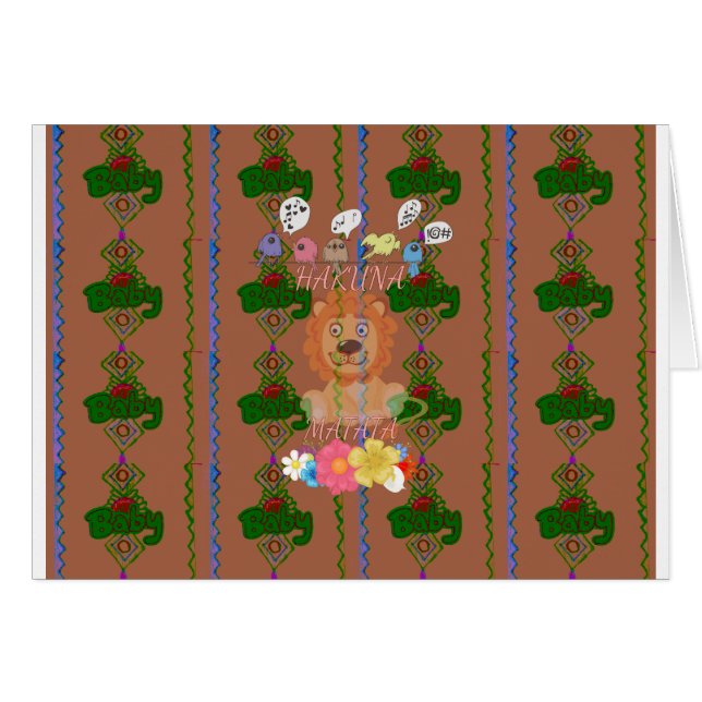 Niedlich Funny Baby Lion King: Hakuna Matata Desig (Vorderseite (Horizontal))