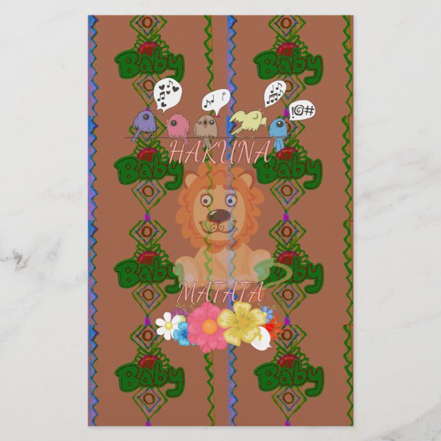 Niedlich Funny Baby Lion King: Hakuna Matata Desig (Vorderseite)