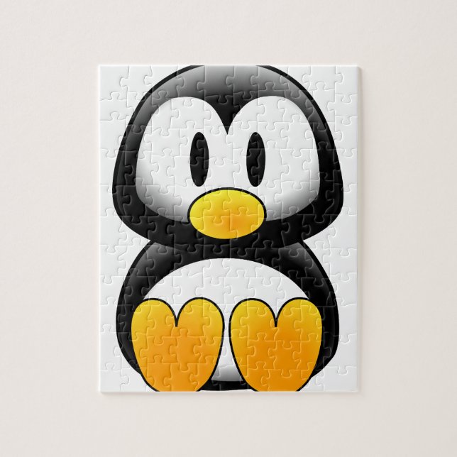 Niedlich Funny Baby Penguin Puzzle (Vertikal)