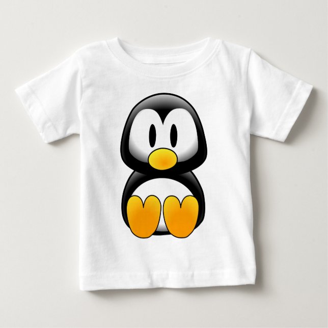 Niedlich Funny Baby Penguin T-shirt (Vorderseite)