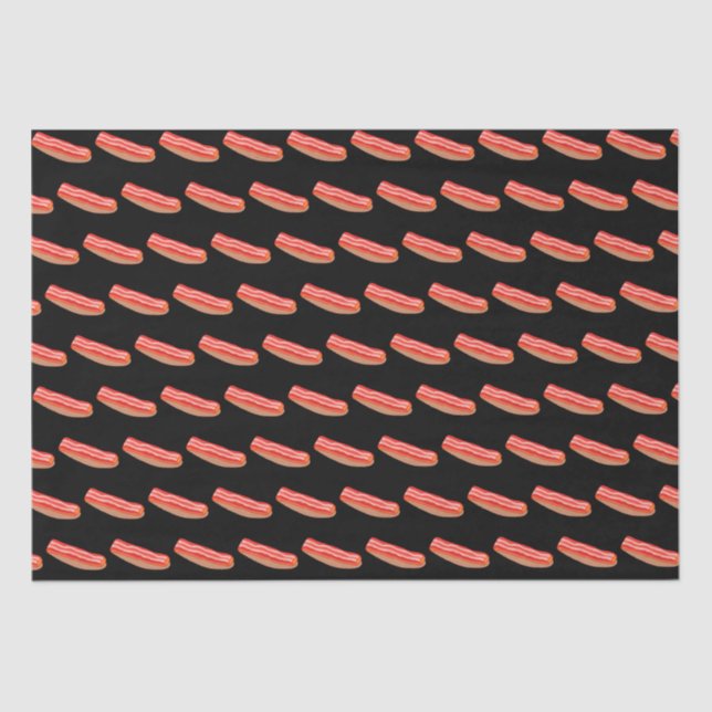 Niedlich Funny Bacon Seidenpapier (Vorderseite)