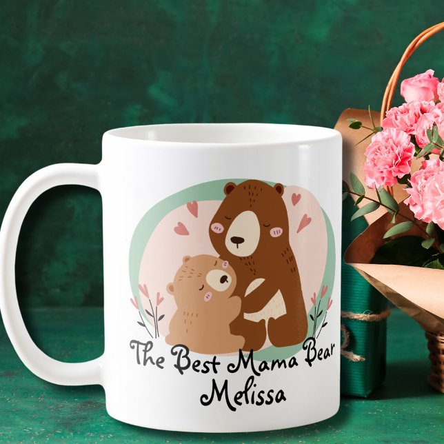 Niedlich Funny Best Mama Bear Kaffeetasse (Von Creator hochgeladen)
