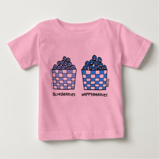 Niedlich Funny Blueberries Happyberries Baby Outer Baby T-shirt