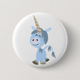 Niedlich Funny Cartoon Unicorn Button Abzeichen
