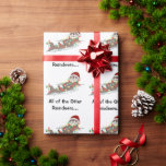 Niedlich Funny Christmas Lights Otter Rentiers Geschenkpapier<br><div class="desc">Ein lustiges Weihnachts- und Urlaubspapier. Im Text steht "All the Otter Rentiers... " Sie können es so behalten wie es ist oder ändern. Bewunderlich niedlicher Otter mit einer Reihe von Weihnachtsbeleuchtung.</div>
