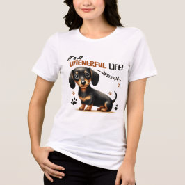 NIEDLICH FUNNY DACKEL DOG SPRICHWORT Tri-Blend SHIRT