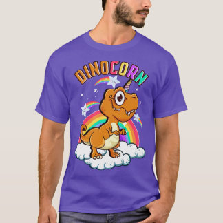 Niedlich Funny Dinocorn Dinosaurier Unicorn 1 T-Shirt