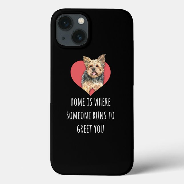 Niedlich Funny Dog Zitat Yorkie Design Case-Mate iPhone Hülle (Rückseite)