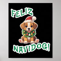 Niedlich Funny Feliz Navidad Navidog Dog Lover Chr