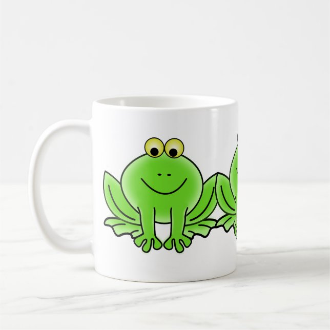 Niedlich Funny Frog Kaffeetasse (Links)