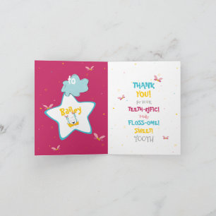Niedlich Funny Funkelnd Magic Tooth Fairy Danke Karte