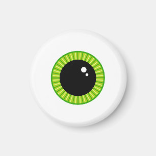 Niedlich Funny Green Eyeball Magnet