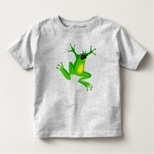 NIEDLICH FUNNY GREEN FROG KLEINKIND T-SHIRT