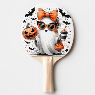 Niedlich Funny Halloween Ghost Tischtennis Schläger