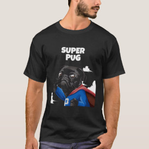 Niedlich Funny Hero Mops Super Mops T-Shirt