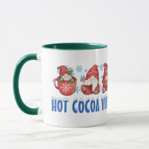 Niedlich Funny Hot Cocoa Vibes Gnome
