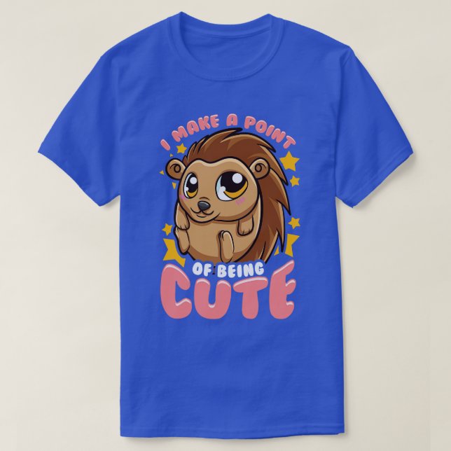 Niedlich Funny Igel T-Shirt (Design vorne)