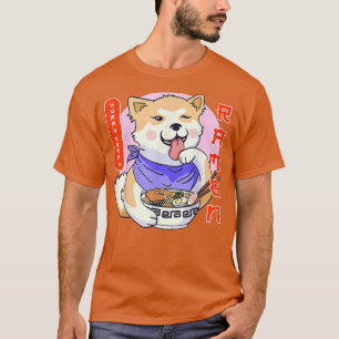 Niedlich Funny Kawaii Anime Akita Japanischer Hund T-Shirt