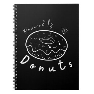Niedlich Funny Kawaii Donut Zitat Notizblock