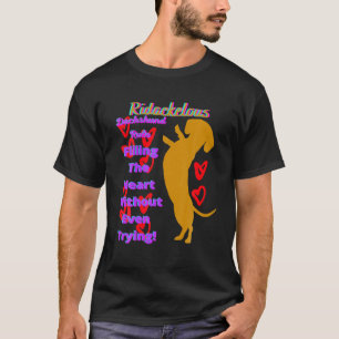 NIEDLICH FUNNY LÄSSIGE DACKEL REGELUNG FÜR DAS HER T-Shirt
