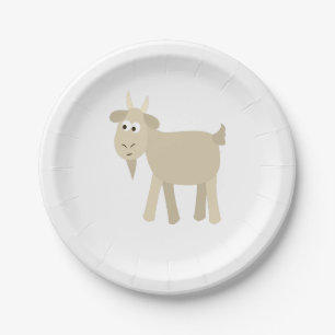 Niedlich Funny Little Goat Pappteller