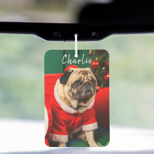 Niedlich Funny Pet Hund Welpe Foto Name Autolufterfrischer