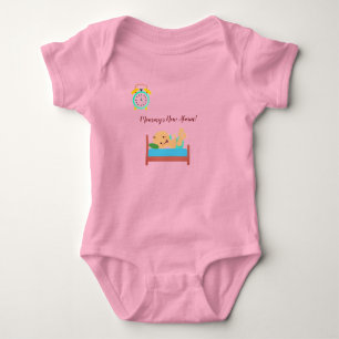 Niedlich Funny Pink Bodysuit Baby Strampler