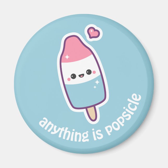 Niedlich Funny Popsicle Magnet (Vorne)