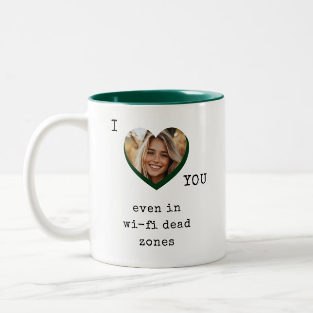 Niedlich Funny Romantic Girlfriend Boyfriend Valen Zweifarbige Tasse (Links)