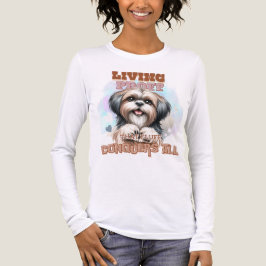 NIEDLICH FUNNY SHIH TZU HOUND DOG SPRICHWORT Tri-Blend SHIRT