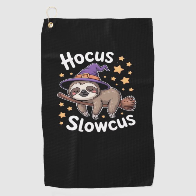 Niedlich Funny Sloth Halloween Essential T - Shirt Golfhandtuch (Vorderseite)