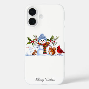 Niedlich Funny Spaß Trendy Modern Frohe Weihnachte iPhone 16 Hülle