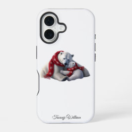 Niedlich Funny Spaß Trendy Modern Frohe Weihnachte iPhone 16 Hülle
