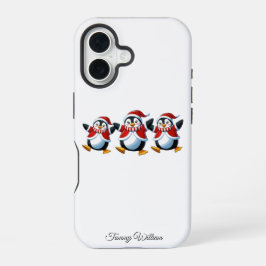 Niedlich Funny Spaß Trendy Modern Frohe Weihnachte iPhone 16 Hülle