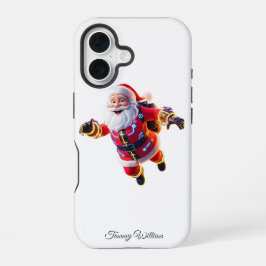Niedlich Funny Spaß Trendy Modern Frohe Weihnachte iPhone 16 Hülle