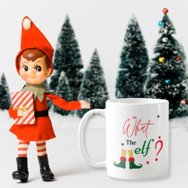 Niedlich Funny Was das ELF Weihnachten-Kleine Gesc Kaffeetasse (Von Creator hochgeladen)
