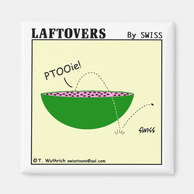 Niedlich Funny Watermelon Cartoon Magnet (Vorne)