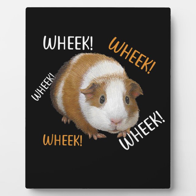 Niedlich & Funny Wheel - Guinea Pig Owner Cavy Lov Fotoplatte (Vorderseite)