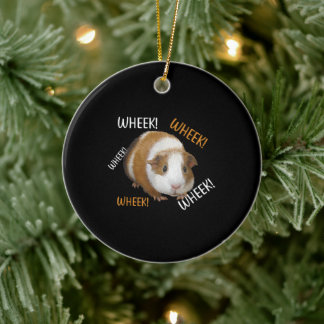 Niedlich & Funny Wheel - Guinea Pig Owner Cavy Lov Keramik Ornament