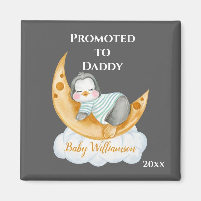 Niedlich für Daddy Baby Penguin Magnet (Vorne)