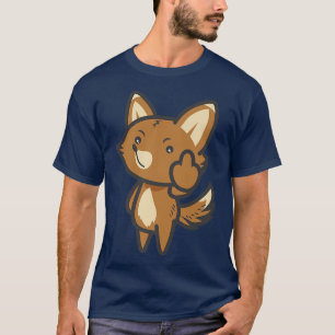 Niedlich für den Hund, der dich von Mittelfinger D T-Shirt
