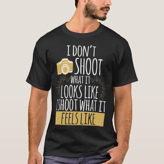 Niedlich für Fotografen T-Shirt (Vorderseite)