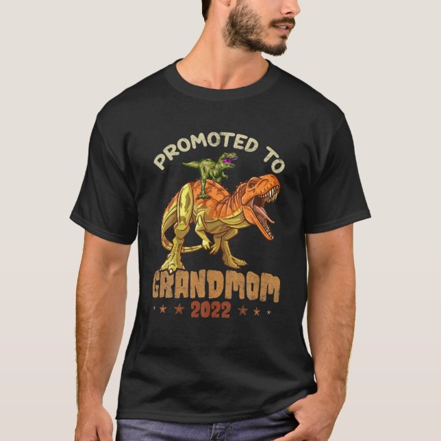 Niedlich für Großmutter Est 2022 Dinosauriermutter T-Shirt (Vorderseite)