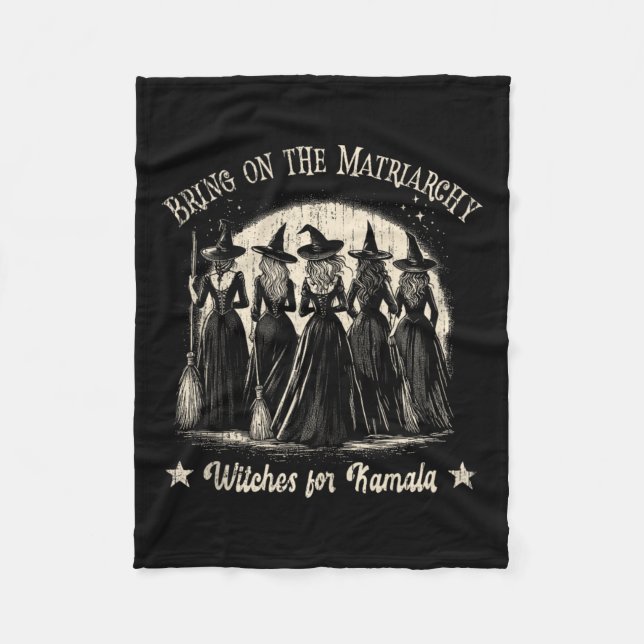 Niedlich für Kamala Wicked Matriarchy bringen Fleecedecke (Vorderseite)