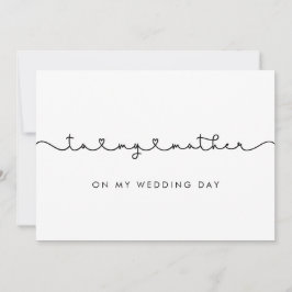 Niedlich für meine Mutter auf meiner Hochzeitstags Einladung