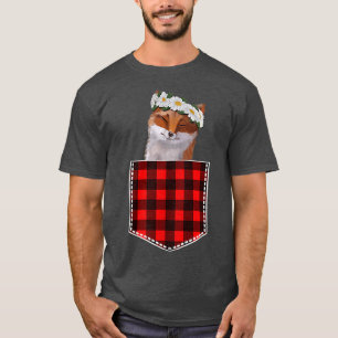Niedlich für Sonnenblumen, die aus der Tasche knal T-Shirt